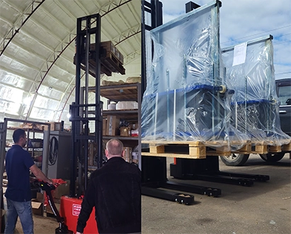 Тест-драйв складской техники на нашем складе в Невинномысске