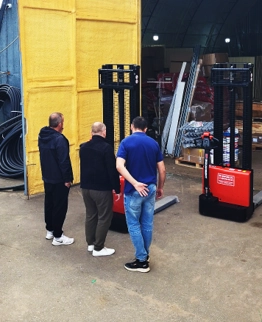 Тест-драйв складской техники на нашем складе в Невинномысске